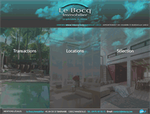 Tablet Screenshot of lebocq.com